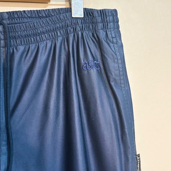 Vintage Navy Asics Gortex Track Pants with Zippers - Picture 3 of 15
